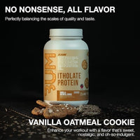 Thumbnail for Image 3 of RAW Whey Isolate Protein Powder, Vanilla Oatmeal Cookie - 25 Servings