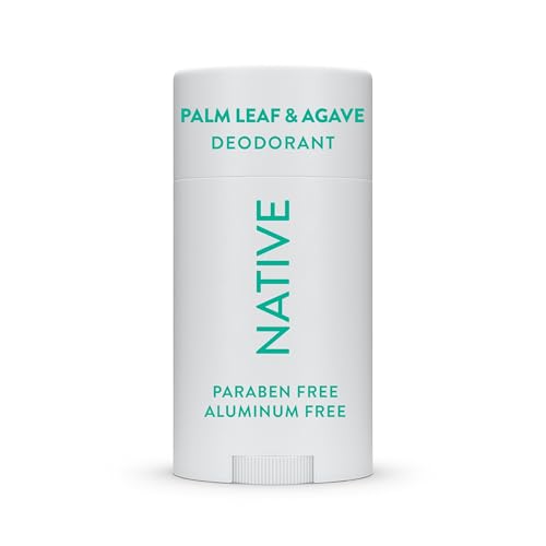 Image 1 of Default Title for the product Native Deodorant Contains Naturally Derived Ingredients, 72 Hour Odor Control, Deodorant for Women and Men, Aluminum Free, Palm Leaf & Agave 2.65oz, 2.65 Ounce (Pack of 12)