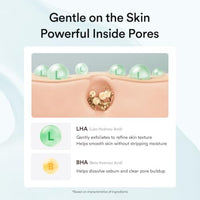 Thumbnail for Image 4 of Abib Green LHA Pore Pad Clear Touch Toner Pads 230mL 70 Pads