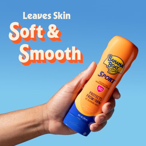 Image 7 of Banana Boat Sport SPF 50 Sunscreen Lotion, 8 Fl Oz