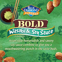 Thumbnail for Image 5 of Blue Diamond Almonds Bold Wasabi & Soy Sauce 6 Oz Pack of 2
