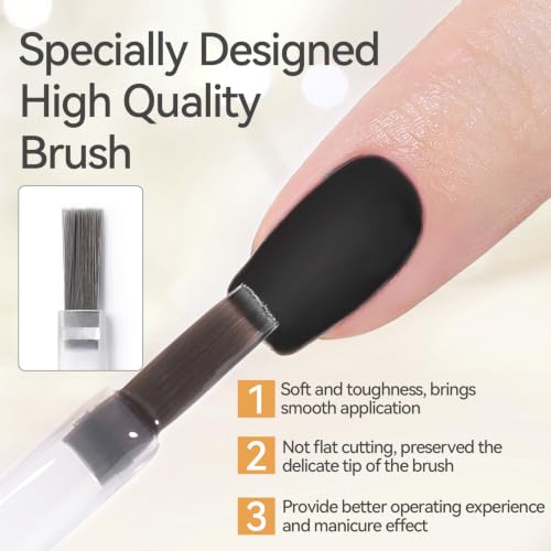 Image 7 of Born Pretty Matte Gel Top Coat, Matte Finish Nail Polish Top Coat 15ml