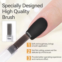 Thumbnail for Image 7 of Born Pretty Matte Gel Top Coat, Matte Finish Nail Polish Top Coat 15ml