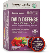 Thumbnail for Image 1 of Default Title for the product BareOrganics Daily Defence Tea Organic Tea Pods for Keurig 10ct