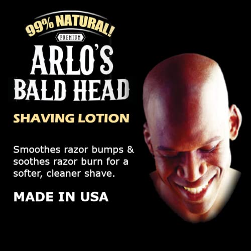 Image 2 of Arlo's Bald Head Shaving Lotion 6 oz