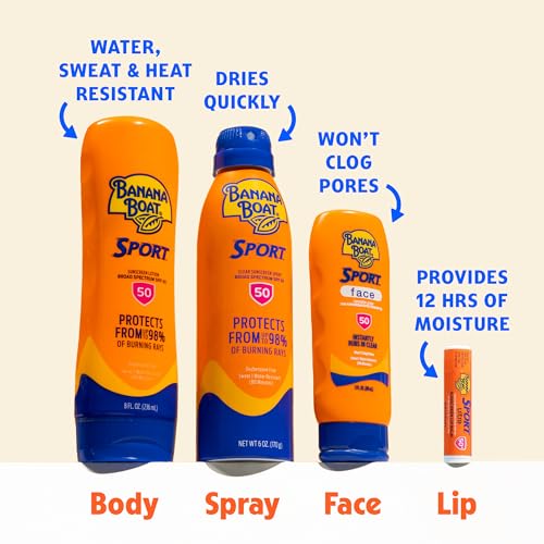 Image 5 of Banana Boat Sport SPF 50 Sunscreen Spray, 6 oz (2 Pack)