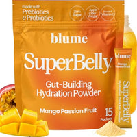 Thumbnail for Image 5 of Mango Passion Fruit for the product Blume SuperBelly Gut Health + Hydration Powder
