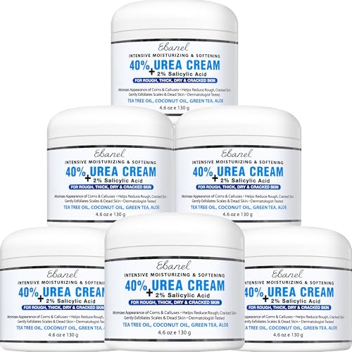 Image 4 of 4.6 Ounce (Pack of 6) for the product Ebanel Urea Cream 40% plus Salicylic Acid for Dry Cracked Feet Skin
