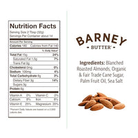 Thumbnail for Image 2 of Barney Butter Almond Butter, Smooth, 16 Ounce Jar, Pack of 2