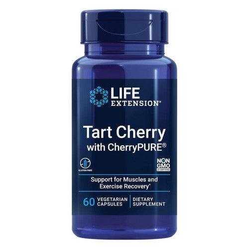 Life Extension Tart Cherry Extract with Standardized Cherrypure 60 Caps