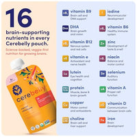 Thumbnail for Image 6 of Cerebelly Organic Baby Food Pouches Veggie & Bean Variety Pack 8ct Pack of 3
