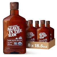 Thumbnail for Image 1 of Default Title for the product IN THE RAW Organic Agave Nectar 18.5 oz 8 Pack