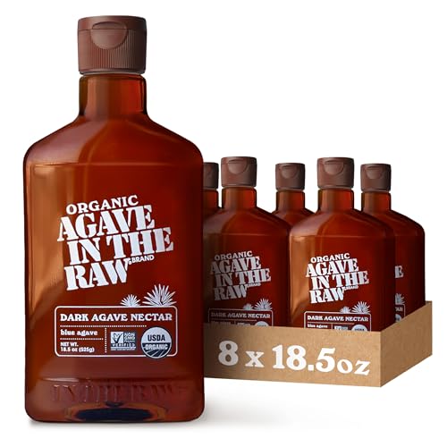 Image 1 of Default Title for the product IN THE RAW Organic Agave Nectar 18.5 oz 8 Pack