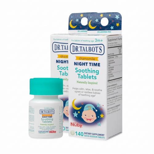 Image 2 of 140 Count (Pack of 2) for the product Dr. Talbot's Nighttime Chamomile Soothing Tablets for Babies, 140 Count