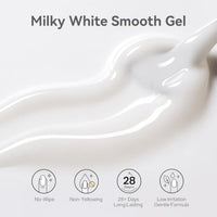 Thumbnail for Image 7 of Born Pretty Milky White Gel Top Coat No Wipe Glossy Top Coat 15ML