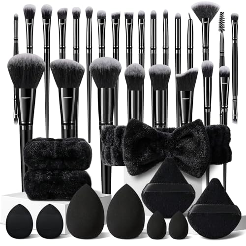 Image 1 of Black 36pcs for the product HGHDBT Makeup Brushes Set Professional Makeup Kit Multi-functional Makeup Tool Set