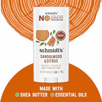 Thumbnail for Image 4 of Schmidt's Aluminum-Free Vegan Deodorant Sandalwood & Citrus 2.65 oz