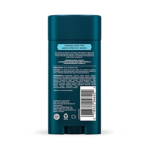 Image 3 of JASON Men's Hydrating Deodorant Stick, 2.5 oz