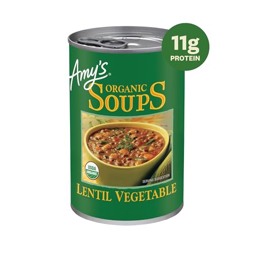 Image 3 of Amy's Vegan Lentil Vegetable Soup (12 Pack) 14.5 oz