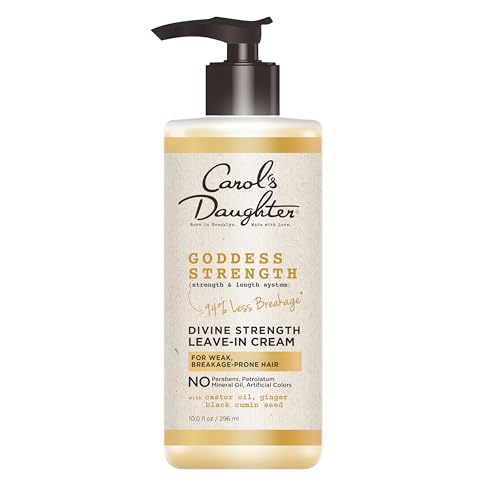 Image 2 of 10 Fl Oz (Pack of 6) / Leave In Cream for the product Carol's Daughter Goddess Strength Leave In Conditioner Cream