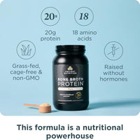 Thumbnail for Image 2 of Ancient Nutrition Grass Fed Bone Broth Protein Powder, Pure
