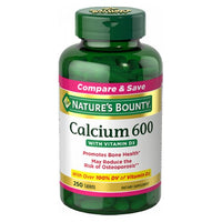 Thumbnail for Nature's Bounty Nature's Bounty Calcium 600 With Vitamin D3 250 tabs