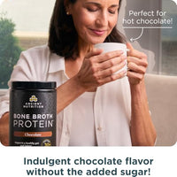 Thumbnail for Image 5 of Ancient Nutrition Grass Fed Bone Broth Protein Powder, Chocolate