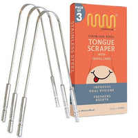 Thumbnail for Image 6 of SS Pack of 3 for the product MasterMedi Tongue Scraper