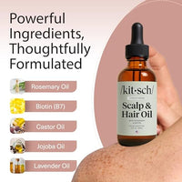 Thumbnail for Image 7 of Kitsch Rosemary Oil for Hair Growth -With Castor Oil, Biotin & Jojoba- 60mL