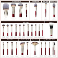 Thumbnail for Image 2 of BEILI 30Pcs Makeup Brushes Set