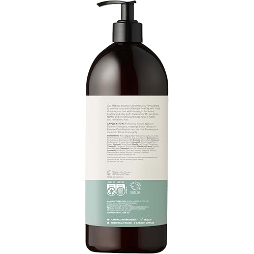 Image 4 of Sukin Haircare Natural Balance Conditioner, 33.82 Ounce