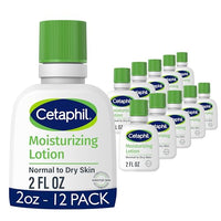 Thumbnail for Image 6 of Fragrance-Free / 2 Fl Oz (Pack of 12) for the product Cetaphil Moisturizing Face & Body Lotion Sensitive Skin