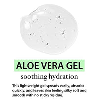 Thumbnail for Image 6 of Organic Aloe Vera Gel for Skin, Face, Body, After Sun Care - USDA Certified Organic, 12 fl. oz.