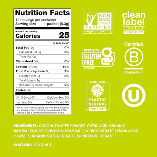 Image 5 of Cure Hydration Plant-Based Electrolyte Drink Mix 14-Pack