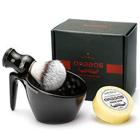 Thumbnail for Image 3 of Resin-Synthetic Bristles for the product Anbbas Shaving Brush Set with POP Mug and Shaving Soap