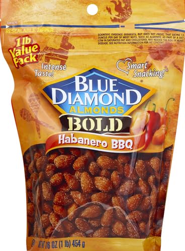 Image 3 of Blue Diamond Almonds Bold Habanero BBQ 16 Ounce Pack of 2