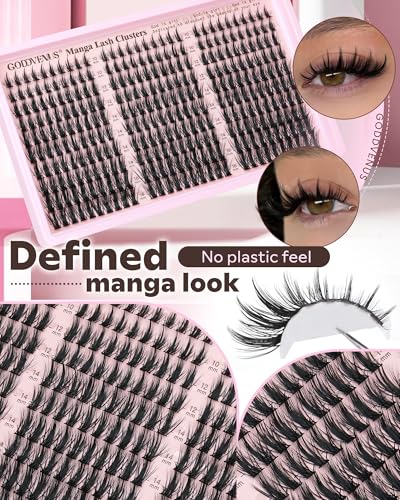 Image 15 of Goddvenus Manga Lash Clusters Natural Wispy Eyelash Extensions