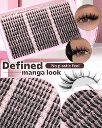 Thumbnail for Image 15 of Goddvenus Manga Lash Clusters Natural Wispy Eyelash Extensions