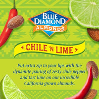 Thumbnail for Image 4 of Blue Diamond Almond Chile n' Lime Flavored Tangy Snack Nuts 6 oz. Can Pack of 4