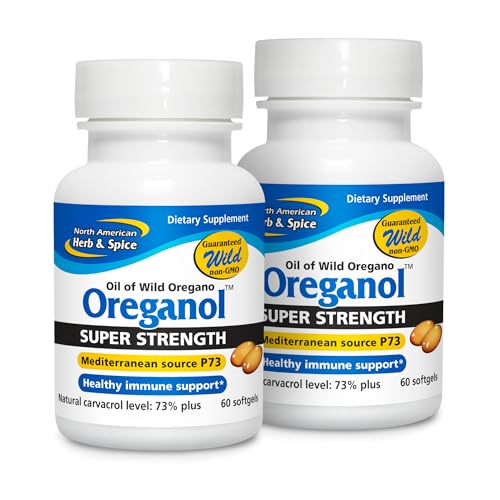 Image 3 of 60 Count (Pack of 2) for the product NORTH AMERICAN HERB & SPICE Super Strength Oreganol P73