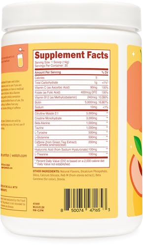 Image 10 of Wellah Pre-Workout + Creatine Powder
