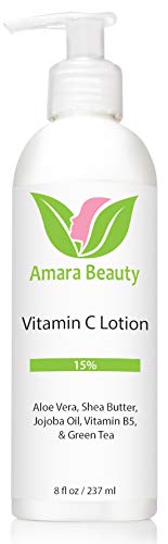 Image 3 of Vitamin C Face & Body Lotion 15% - with Shea Butter & Jojoba Oil - 8 oz