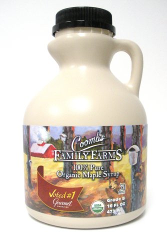 Image 1 of Default Title for the product Coombs Family Farms Organic Grade B Syrup, 16-Ounce Bear Jugs (Pack of 2)