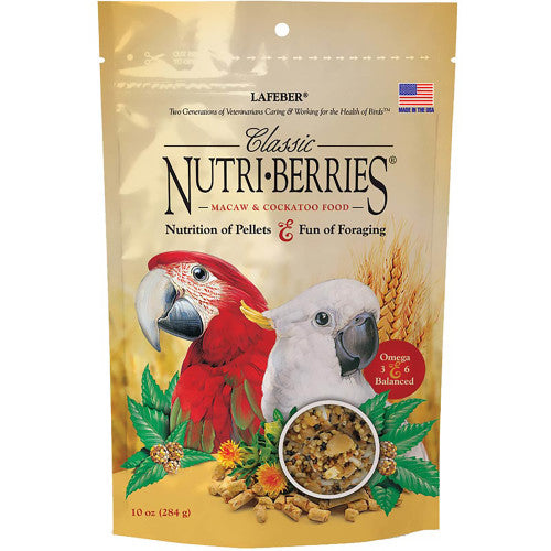 Lafeber Company Classic Nutri-Berries Macaw & Cockatoo Food 1 Each/10 Oz by Lafeber