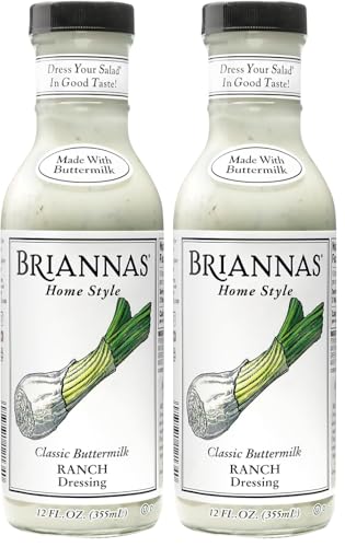 Image 1 of Default Title for the product BRIANNAS Home Style Classic Buttermilk Ranch Dressing 12 oz. Bottle Pack of 2