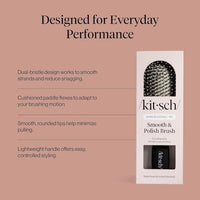 Thumbnail for Image 7 of Kitsch Smooth & Polish Hair Brushes For Women and Men
