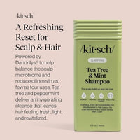 Thumbnail for Image 6 of Kitsch Tea Tree & Mint Shampoo for Women & Men – 12.3 oz