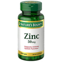 Thumbnail for Nature's Bounty Natures Bounty Chelated Zinc 50 mg 100 Count