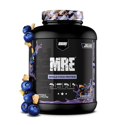 Image 6 of Blueberry Cobbler for the product REDCON1 MRE Whole Food Protein Powder
