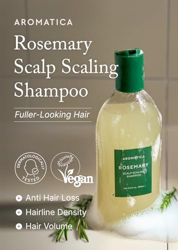 Image 2 of AROMATICA Rosemary Scalp Scaling Shampoo for Hair Growth